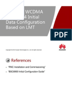 BSC6900 WCDMA V900R014 Initial Data Configuration Based On LMT