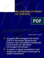 Rock Tunnelling Quality Index