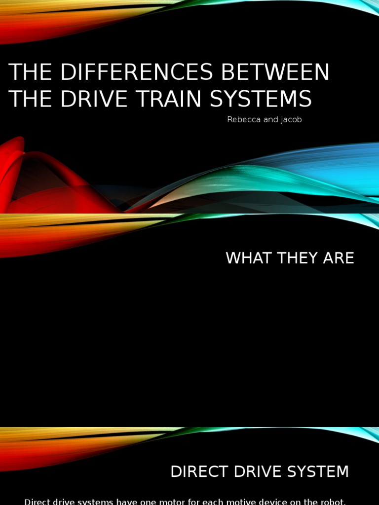 Drive Train Systems Explained | PDF