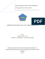 Laporan Aktualisasi Nilai Nilai Dasar Profesi Pns