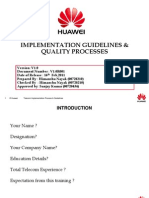 Huawei Implementation Guidelines