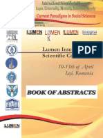 Book of Abstracts LUMEN 2013 - Editura Lumen