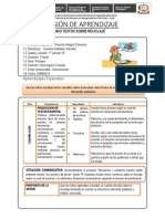 Sesion de Aprendizaje de Comunicación PDF