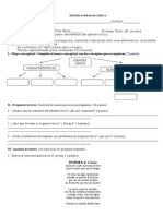 Prueba Genero Lirico 8° Segunda Edicion