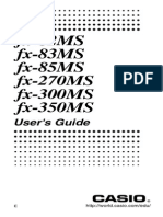Casio Fx 82ms User Manual