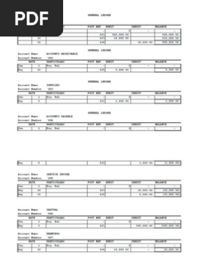 accounting ledger