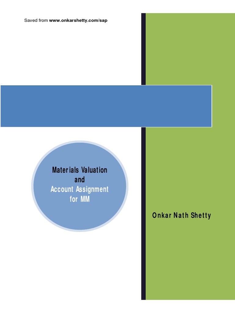Materials Valuation And: Account Assignment For MM | PDF | Business ...
