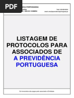 Listagem de Protocolos Para Associados 2015-10-16