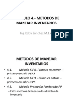 Cap.4-Metodos para Manejo de Inventarios