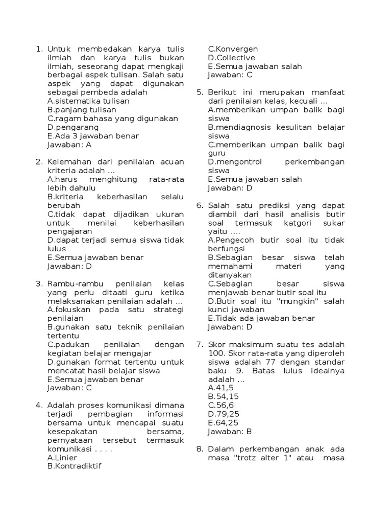 Pertanyaan Dan Jawaban Tentang Kesulitan Belajar Cara