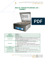 Empacadora Al Vacio Plusvac 20 PDF