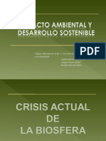 IMPACTO AMBIENTAL Y DESARROLLO SOSTENIBLE Arq. Ines Claux 