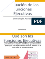 Evalucion de Funciones Ejecutivas