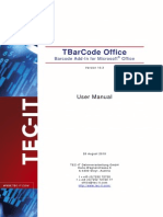 TBarCodeOffice10 User Manual en