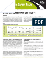 Driver Electronic Device Use in 2014, United States