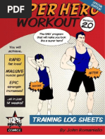 SuperHero TrainingLogSheets