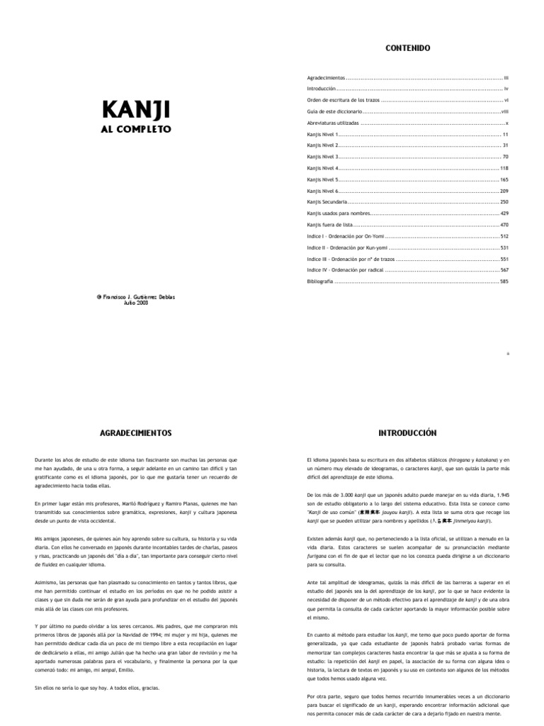 Libro de Japones Kanji Al Completo   PDF