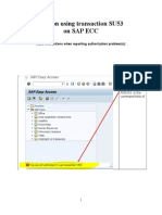 Tips On Using Transaction SU53 On Sap Ecc: SU53 Instructions When Reporting Authorization Problem(s)