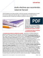 5 Tecnicas Estudio Efectivas Recomiendan Universidad Harvard