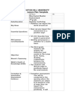 Seton Hill University Lesson Plan Template: Topic Details CK