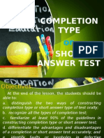 3 Completion Type of Test Felisilda