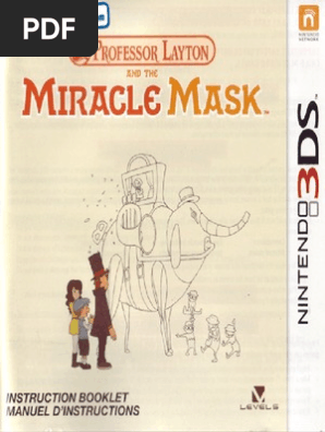 Professor Layton and the Miracle Mask - ML1 Manual - 3DS