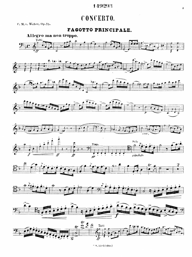 Bassoon Concerto in F Major