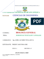 Monografia de Hormonas Animal y Vegetal