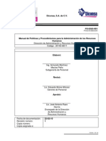 DICONSA - Manual de Políticas y Procedimientos para La Administración de Los Recursos