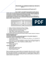 Tema 1 Planeacion de Las Comunicaciones Del Proyecto de TI