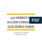 120 VERBOS DE ACCION COREANOS QUE DEBES SABER by Koreanyol PDF