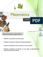 Clase 11 Ecuaciones y Problemas de Planteo