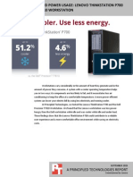 Workstation Heat and Power Usage: Lenovo ThinkStation P700 vs. Dell Precision T7810 Workstation