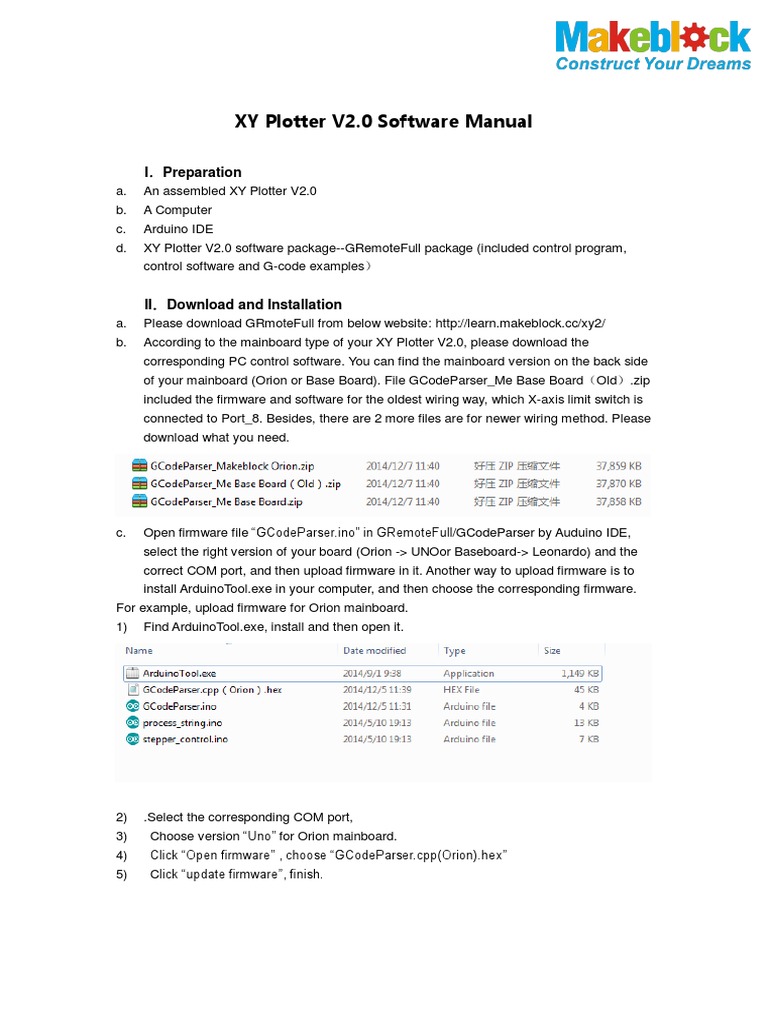 XY Plotter V2.0 Software Guide | PDF | Graphical User Interfaces ...