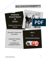 Foreign Investment in India - Analysis of Factors and Policies