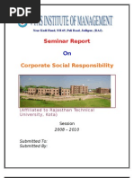 Download Seminar Report of CSR by dheeraj panwar SN28616204 doc pdf