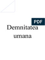 Demnitatea Umana