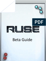 RUSE Beta Manual