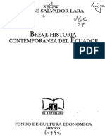 Historia Del Ecuador. JORGE S. LARA