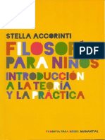 Accorinti Stella - Filosofia Para Niños