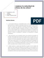 Cómo Mejorar La Velocidad de Escritura de Los Niños