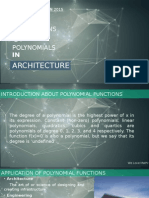 Math Convention 2015: Applications of Polynomial Functions in Architecture