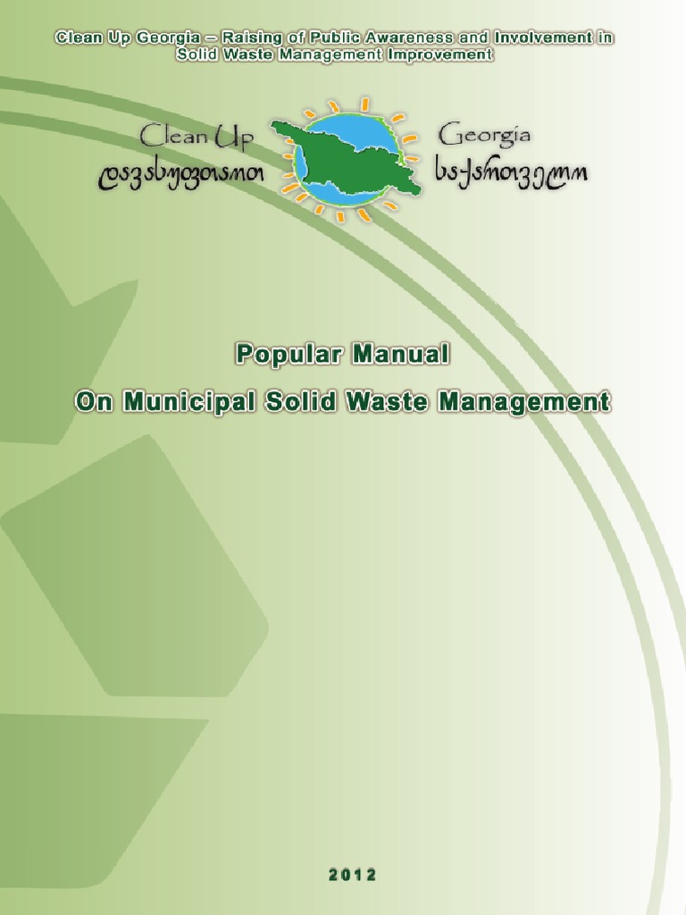 Popular Manual On Municipal Solid Waste Management (2012) | PDF | Waste ...