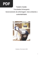 Enfermagem Meio Ambiente e Sustentabilidade