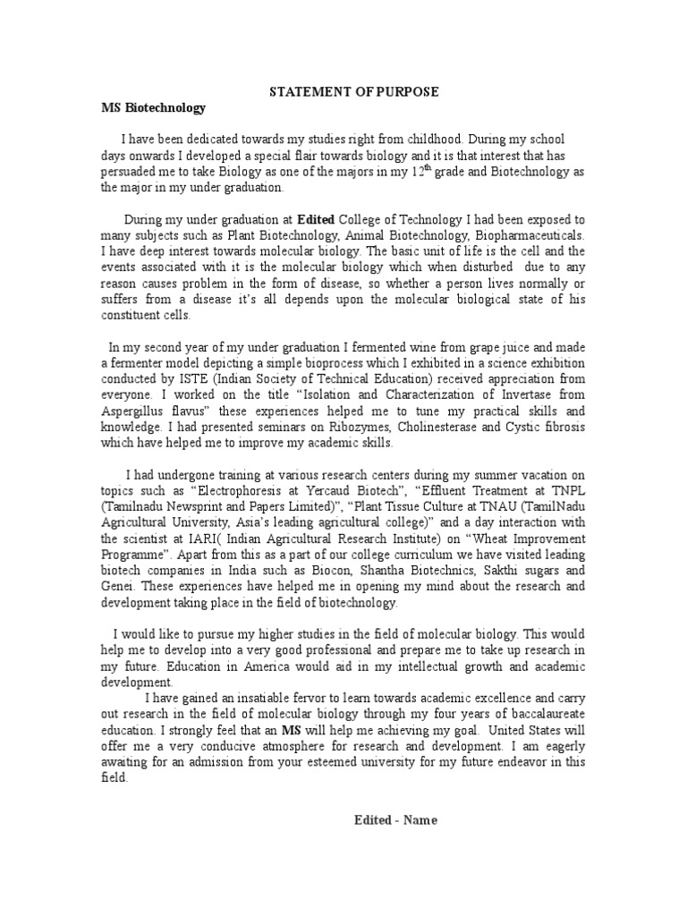 statement-of-purpose-biotechnology-pdf-biotechnology-biology