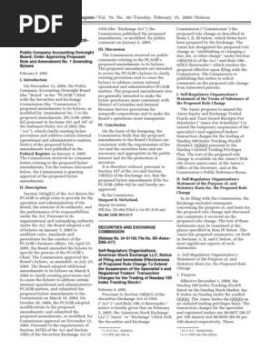 Notice: Public Company Accounting Oversight Board: Bylaws; proposed rule approved