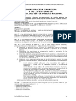 Administracion Financiera y de Los Sistemas de Control Del Sector Publico Nacional