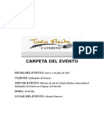 Carpeta Del Evento