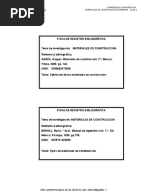 Ficha De Registro Ejemplo Ingenieria Ciencia Y Tecnologia