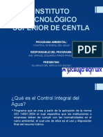 Control Integral Del Agua 2015